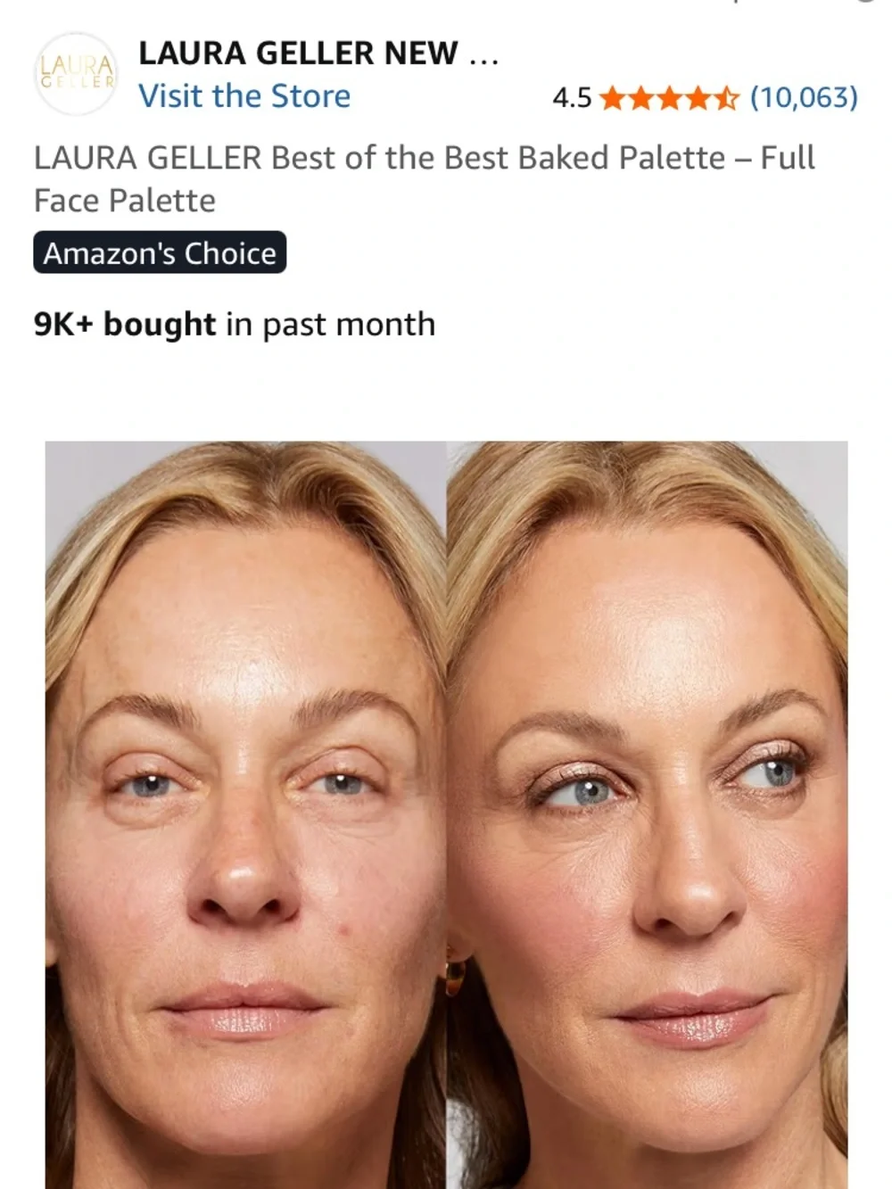 Laura Geller Pink & Neutral Full Face Baked Palette